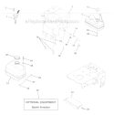 Page E Diagram and Parts List for WET12538A  Weed Eater Lawn Tractor